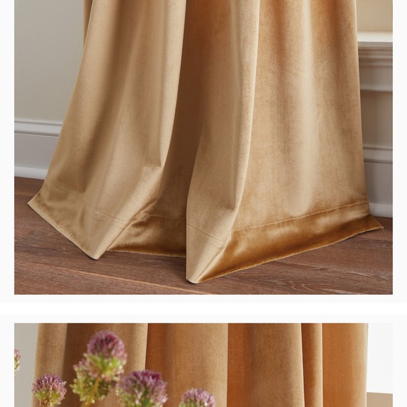 DKNY Plaza Room Darkening Lined Button Inverted Pleat Tab Curtains - Picture 3 of 6